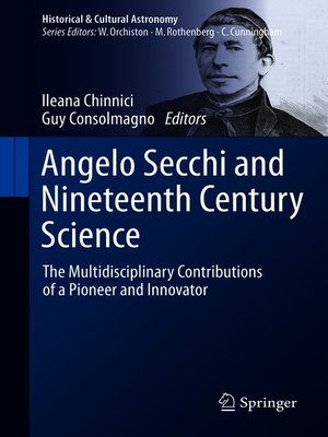 cover image of Angelo Secchi and Nineteenth Century Science